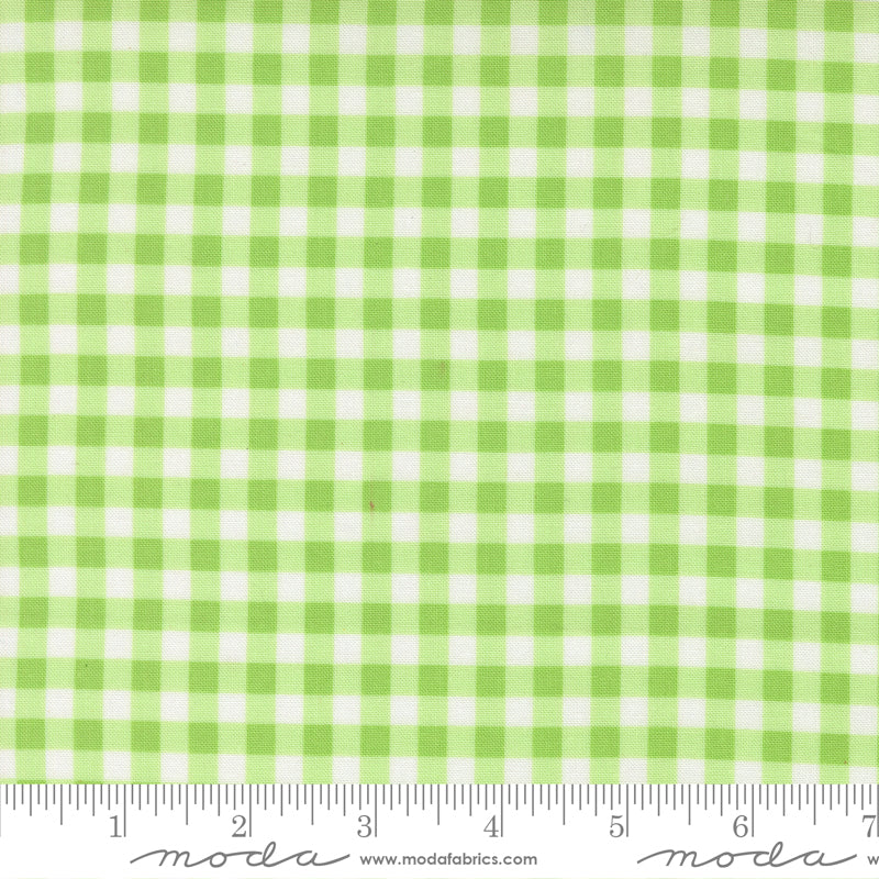 Fruit Salad Lime Gingham Yardage by Corey Yoder for Moda Fabrics