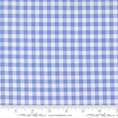 Fruit Salad Light Blue Gingham Yardage by Corey Yoder for Moda Fabrics