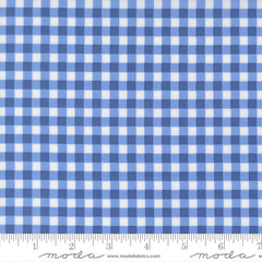Fruit Salad Cobalt Gingham Yardage by Corey Yoder for Moda Fabrics