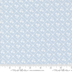 Cottage Charm Powder Blue Window Pane Yardage by Heather Briggs for Moda Fabrics