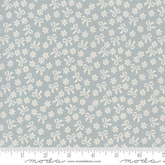 Handmade Sweetness Powder Blue Bows & Daisies Yardage by Heather Briggs for Moda Fabrics