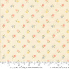 Handmade Sweetness Porcelain Posies Yardage by Heather Briggs for Moda Fabrics