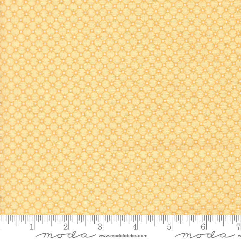 Handmade Sweetness Butterscotch Penny Yardage by Heather Briggs for Moda Fabrics