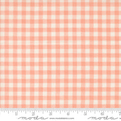 Handmade Sweetness Quilting Cuddle Peach Checks Yardage by Heather Briggs for Moda Fabrics