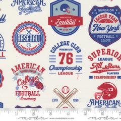 Play Ball Chalk Champions Yardage by Moda Fabrics