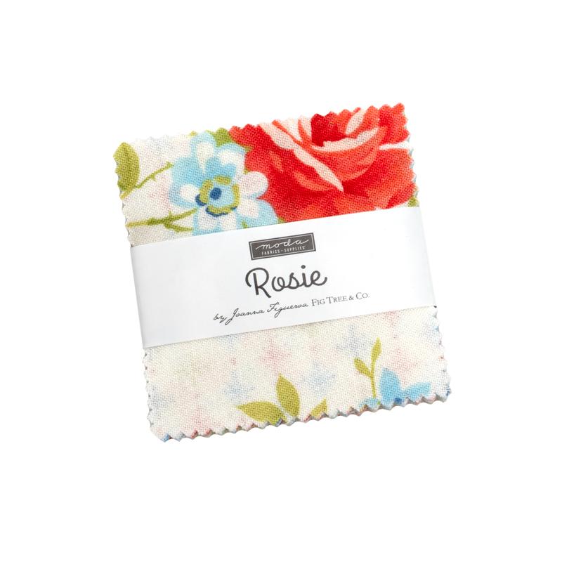 Rosie Mini Charm by Fig Tree & Co. for Moda Fabrics