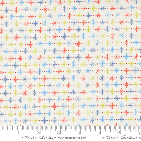 Rosie Whipped Cream Twinkling Star Yardage by Fig Tree & Co. for Moda Fabrics
