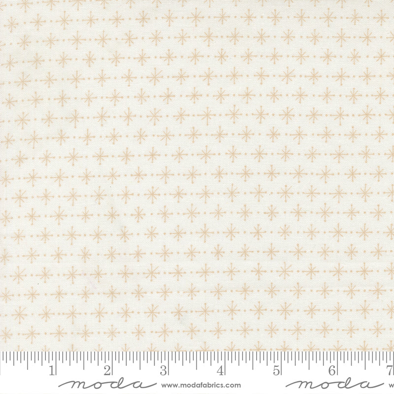 Rosie Whipped Cream Garden Path Twinkling Star Yardage by Fig Tree & Co. for Moda Fabrics