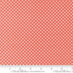 Rosie Strawberry Gingham Yardage by Fig Tree & Co. for Moda Fabrics