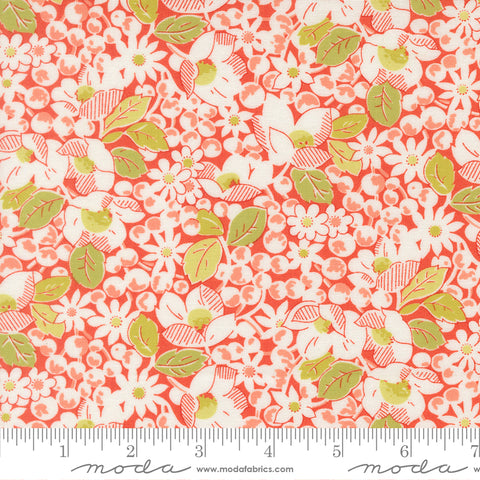 Summer's End Persimmon Garden Bounty Yardage by Fig Tree & Co. for Moda Fabrics