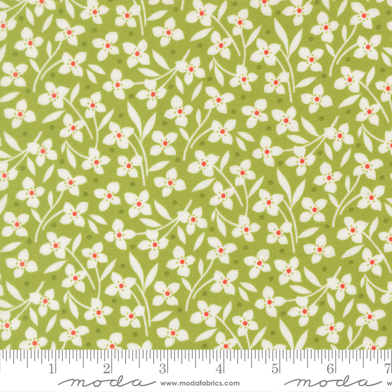 Summer's End Clover Forget Me Not Yardage by Fig Tree & Co. for Moda Fabrics