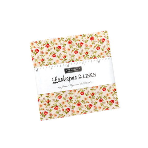 PREORDER Larkspur & Linen Charm Pack by Fig Tree & Co. for Moda Fabrics