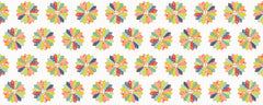 Raspberry Summer Multi Dresdan Cheater 60" Wide Yardage by Sherri & Chelsi for Moda Fabrics
