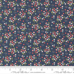 Delightfully Yours Navy Posie Yardage by Sherri & Chelsi for Moda Fabrics
