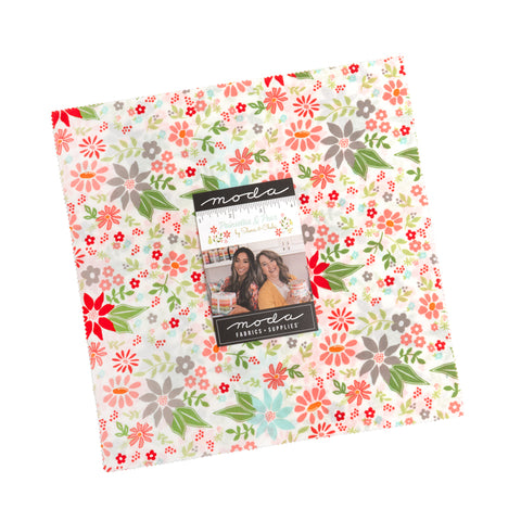 PREORDER Poinsettia & Pear Layer Cake by Sherri & Chelsi for Moda Fabrics