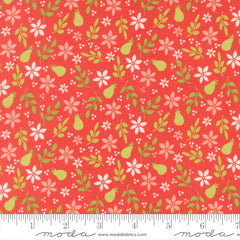 Poinsettia & Pear Geranium Pear Yardage by Sherri & Chelsi for Moda Fabrics