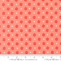 Poinsettia & Pear Carnation Daisy Dot Yardage by Sherri & Chelsi for Moda Fabrics