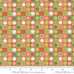 Poinsettia & Pear Evergreen Dots Yardage by Sherri & Chelsi for Moda Fabrics