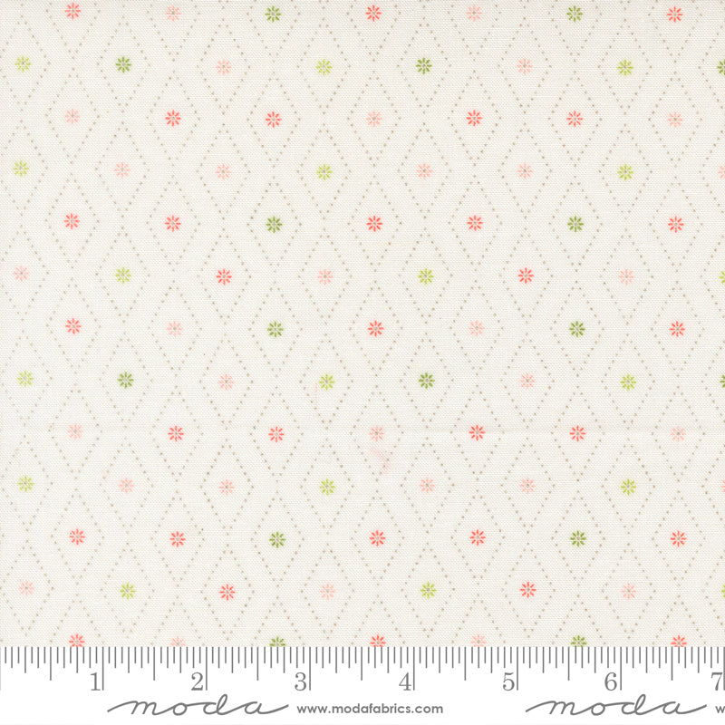 Poinsettia & Pear Cloud Argyle Yardage by Sherri & Chelsi for Moda Fabrics