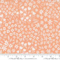 Blossoms & Blooms Peach Small Flowers Yardage by Elena Amo for Moda Fabrics