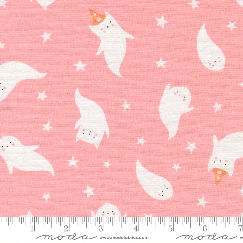 Purrs & Boos Candy Ghost Yardage by Elena Amo for Moda Fabrics