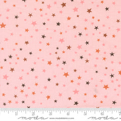 Purrs & Boos Purrfect Pink Stars Yardage by Elena Amo for Moda Fabrics