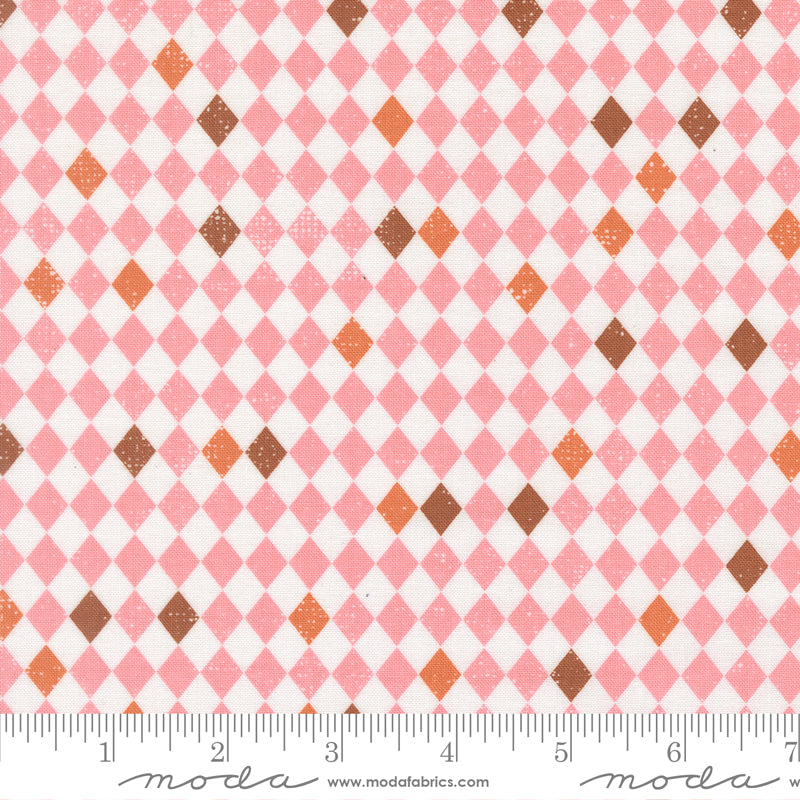 Purrs & Boos Candy Harlequin Diamonds Yardage by Elena Amo for Moda Fabrics