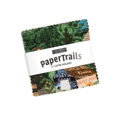 PREORDER Paper Trails Mini Charm by Cathe Holden for Moda Fabrics