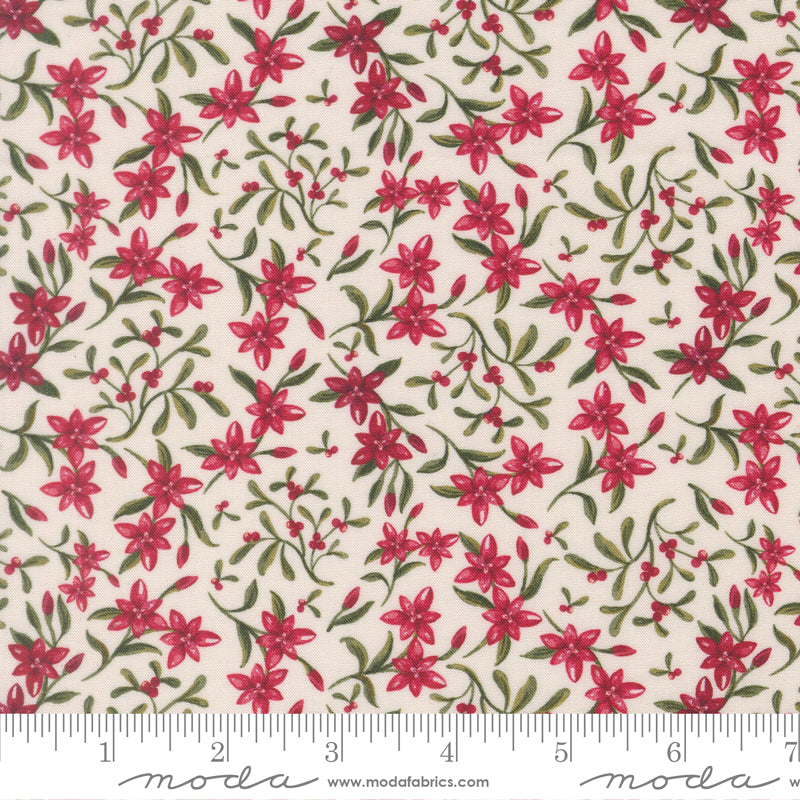 Silent Night Lamb Star of Bethlehem Yardage by Watercolour Heart for Moda Fabrics