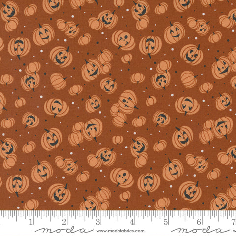 BOLT END 32" Spellbound Pumpkin Bootiful Grins Yardage by Sweetfire Road for Moda Fabrics