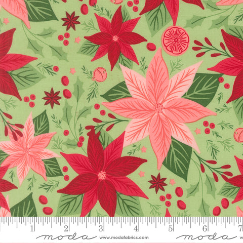 Merrily On High Evergreen Merrily On High Yardage by Sweetfire Road for Moda Fabrics