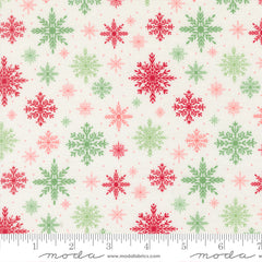 Merrily On High Snow Softly Snowing Yardage by Sweetfire Road for Moda Fabrics