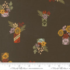 Windfall Dark Moss Vintage Jars Yardage by Fancy That Design House for Moda Fabrics