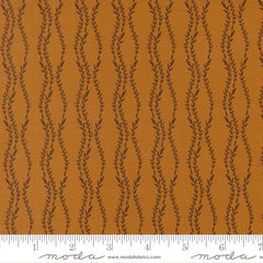 Windfall Caramel Vine Stripe Yardage by Fancy That Design House for Moda Fabrics