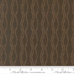 Windfall Dark Moss Vine Stripe Yardage by Fancy That Design House for Moda Fabrics
