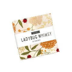 Ladybug Whimsy Mini Charm by Gingiber for Moda Fabrics