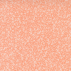 Dandi Duo Peach Painted Leaves Yardage by Robin Pickens for Moda Fabrics