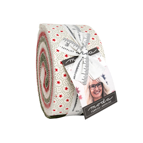 PREORDER Joyful Gatherings II Jelly Roll by Primitive Gatherings for Moda Fabrics