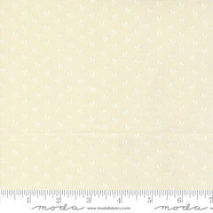 Joyful Gatherings II Cloud White Leaf Sprig Yardage by Primitive Gatherings for Moda Fabrics