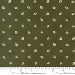 Joyful Gatherings II Evergreen Poinsettia Yardage by Primitive Gatherings for Moda Fabrics