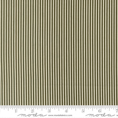 Joyful Gatherings II Cloud Evergreen Peppermint Stripe Yardage by Primitive Gatherings for Moda Fabrics