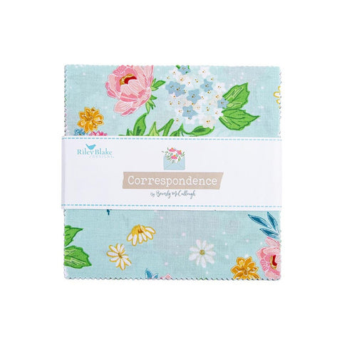 Correspondence 5" Stacker by Beverly McCullough for Riley Blake Designs