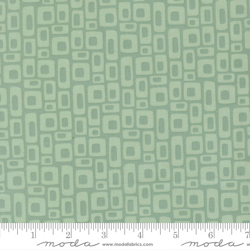 Scenery Dusty Jade Marshmallow Yardage by Elizabeth Hartman for Moda Fabrics