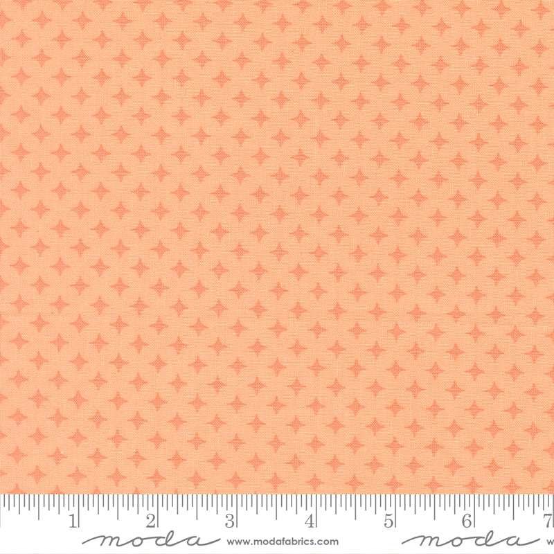 Scenery Cantaloupe Diamonds Yardage by Elizabeth Hartman for Moda Fabrics