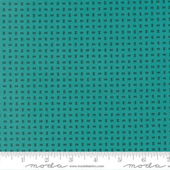 Scenery Turquoise Spools Yardage by Elizabeth Hartman for Moda Fabrics 