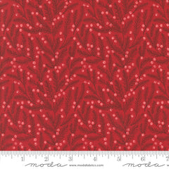 Berry & Pine Cranberry Pine Needles Yardage by Lella Boutique for Moda Fabrics