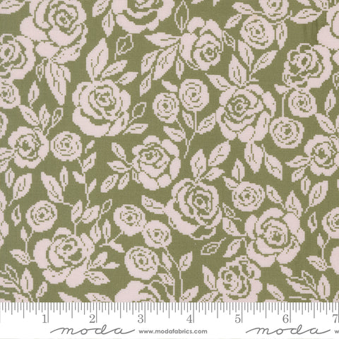 Wild Honey Fern Monofloral Yardage by Lella Boutique for Moda Fabrics