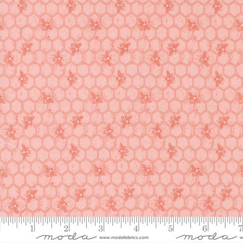Wild Honey Carnation Honeycomb Yardage by Lella Boutique for Moda Fabrics