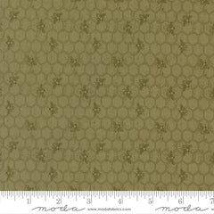 Wild Honey Fern Honeycomb Yardage by Lella Boutique for Moda Fabrics