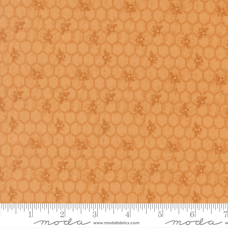 Wild Honey Honey Honeycomb Yardage by Lella Boutique for Moda Fabrics